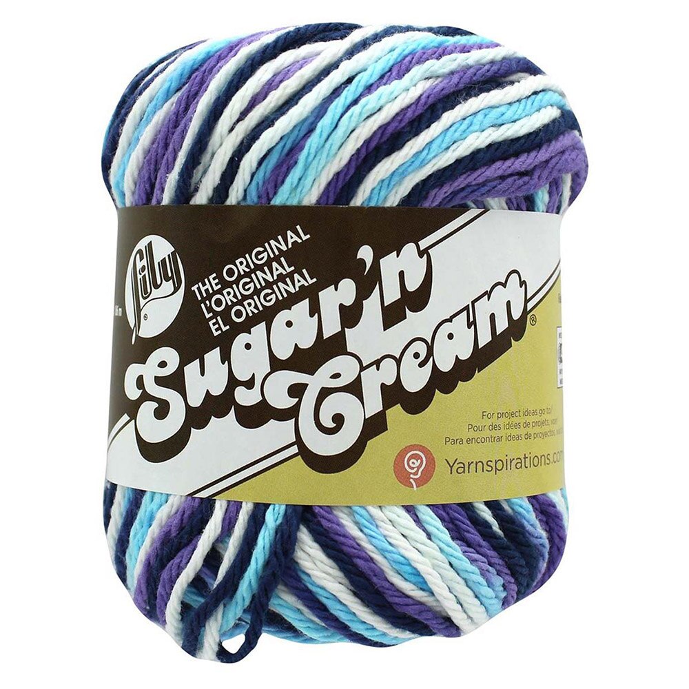 Twine/Thread/Cord, Cotton, Art & School, Spinrite, Sugar'n Cream, 100% Cotton, 4 ply, Yarn, 581216, Moondance
